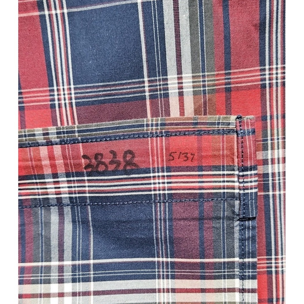 Vineyard Vines Men's XXL Slim Fit Tucker Shirt Stretch Blue Red Check Button - Picture 7 of 10